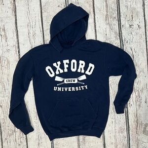 Oxford University Crew Blue Hoodie Pullover Jumper Sweatshirt